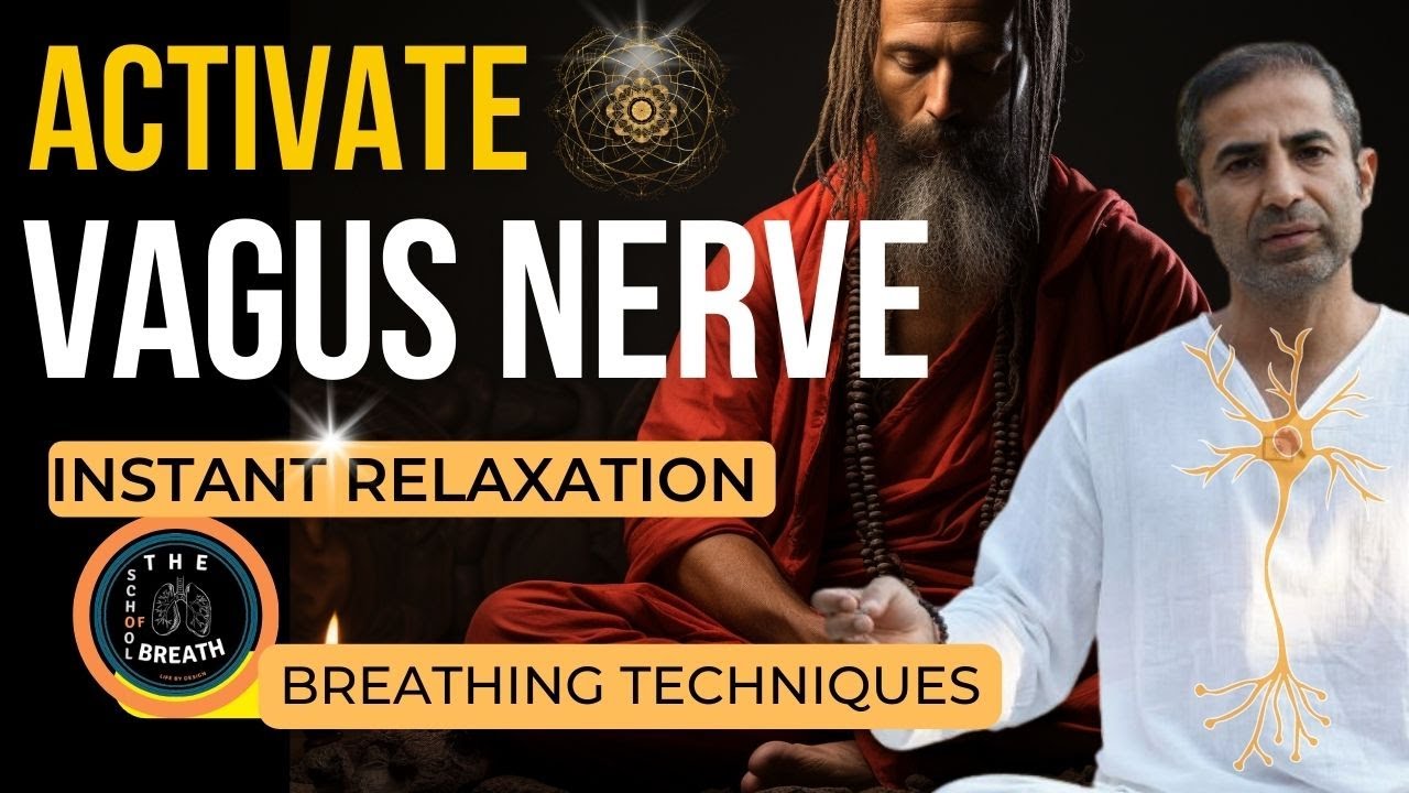INSTANT RELAXATION 🧘 3 Vagus Nerve Breathing Techniques 🌊 The School of Breath