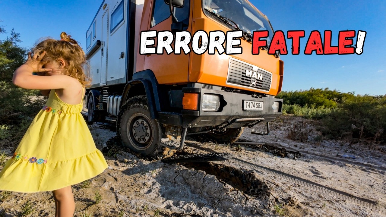 Errore da principianti in un lago in Kazakistan! - Giro in Asia in Camper