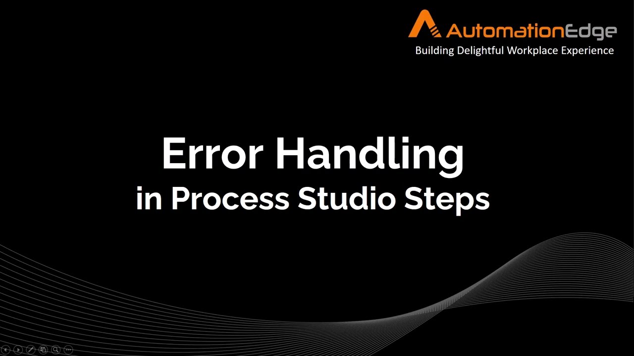 Tratamento de Erros no Process Studio - AutomationEdge