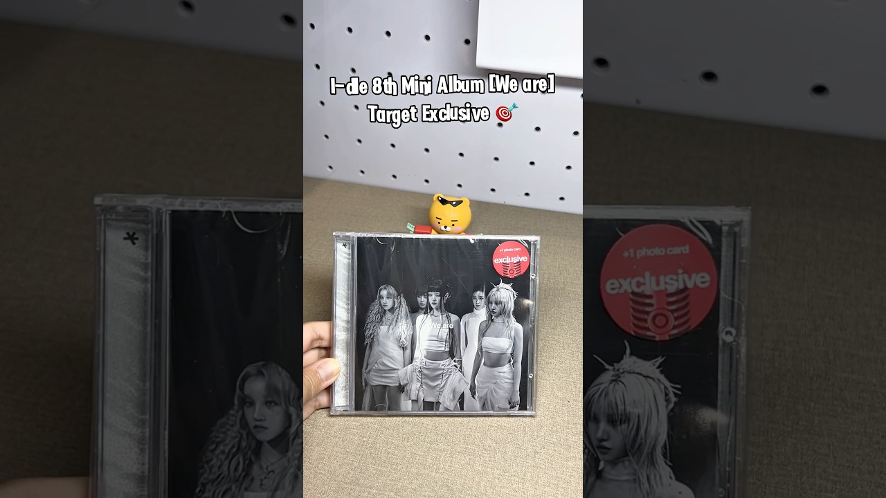 i-dle &bull; We Are 8th Mini Album Target Exclusive Kpop Album Unboxing #gidle #kpop #albumunboxing