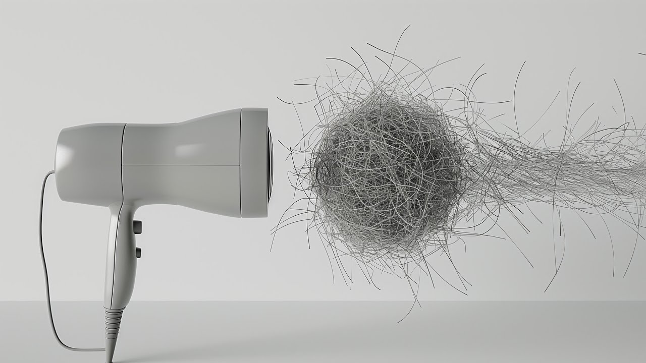 헤어드라이기소리 asmr #whitenoise Hair Dryer Sound 중간광고없음