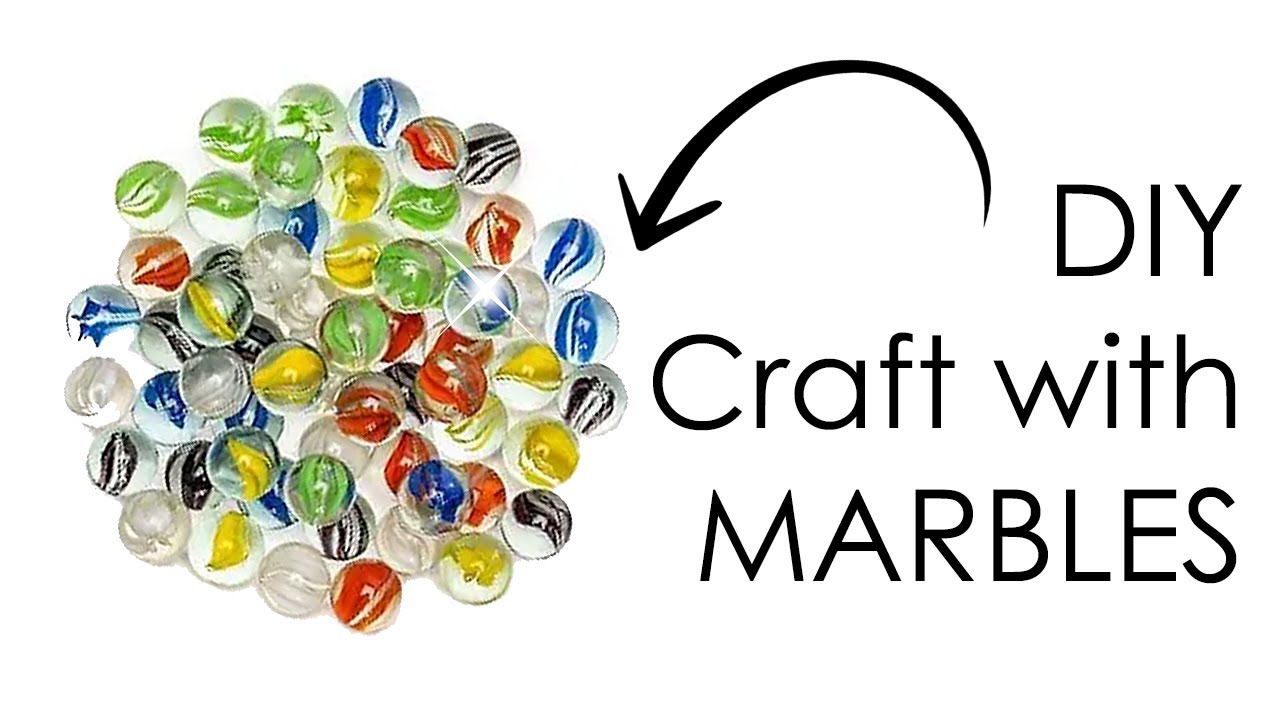 DIY basket with marbles - Craft with MARBLES - Ecobrisa DIY