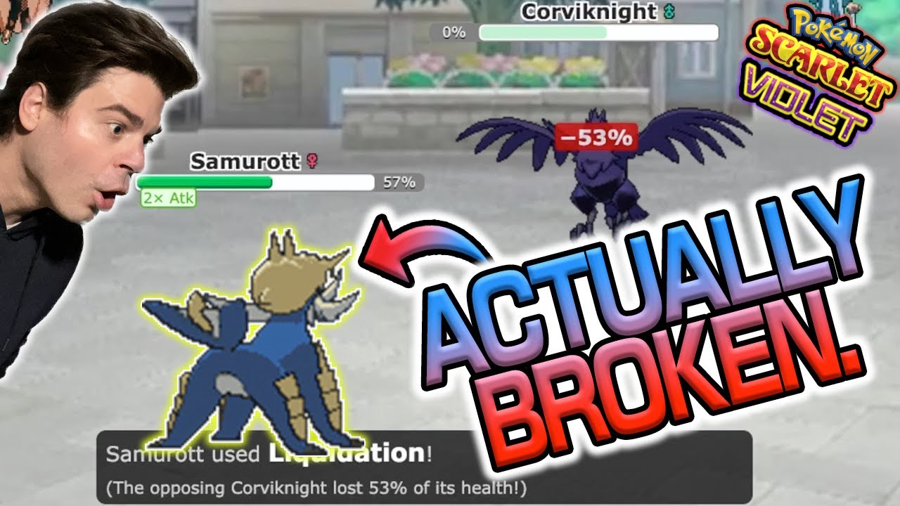 SWORDS DANCE SAMUROTT DESTROYS OU❗️ Ft. BROKEN BAXCALIBUR! Pokemon Scarlet and Violet Showdown