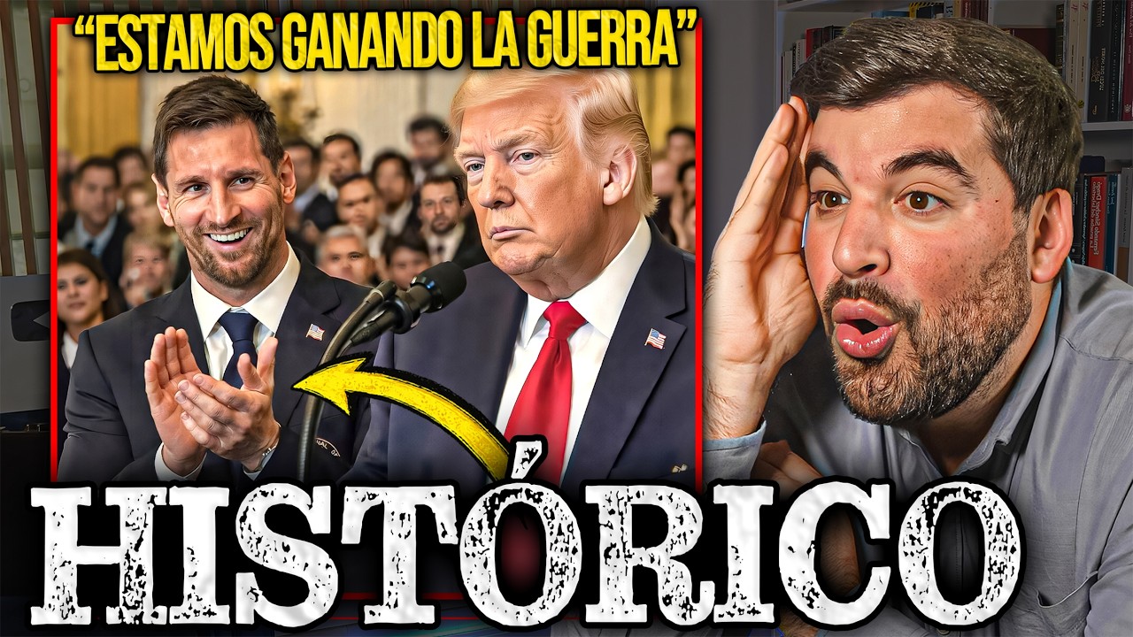 MESSI APLAUDE A TRUMP Y LA IZQUIERDA SE VUELVE HISTÉRICA. EL MOMENTAZO DEL AÑO.