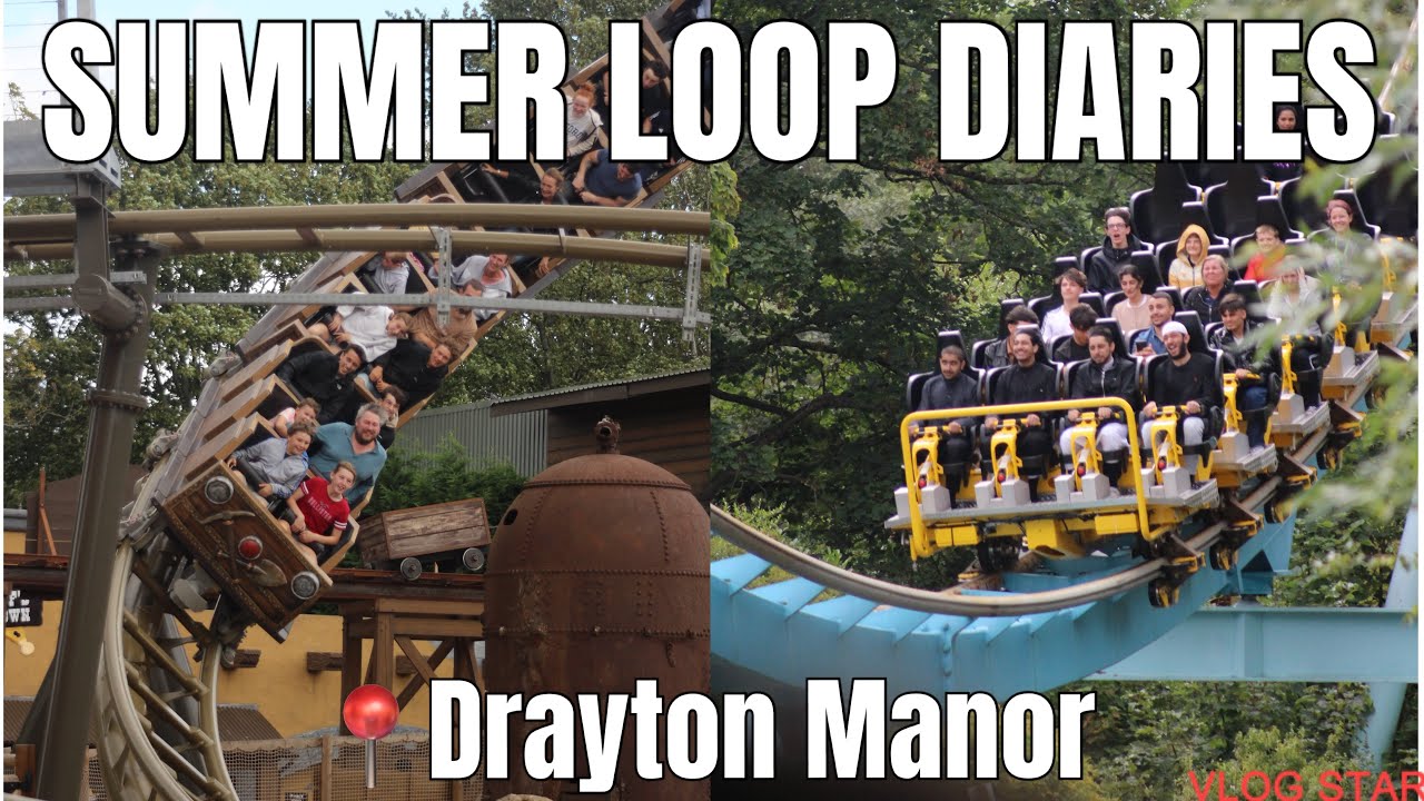 Drayton Manor Resort first ever visit-Summer loop diaries 2025 Ep8
