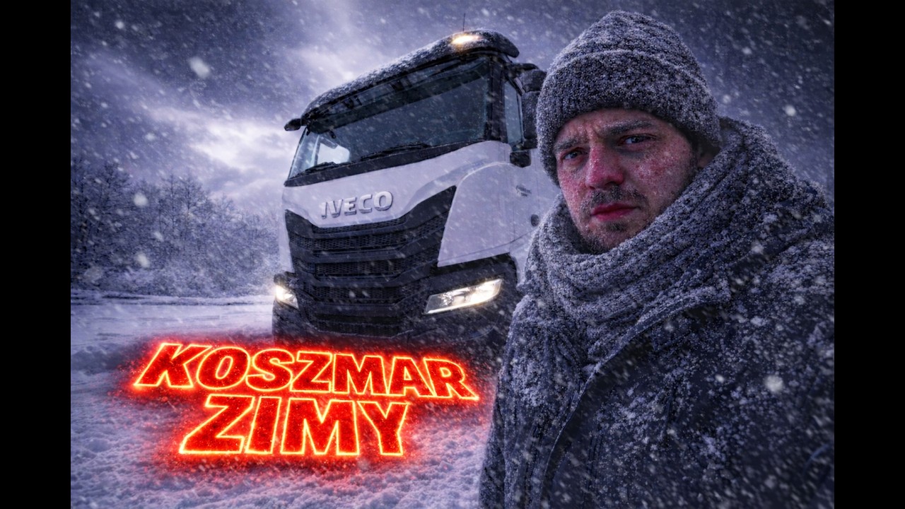 👉 W Polsce tego nie ma! 🥶 -10°C do -15°C i czarne drogi w Oslo! Czy Iveco zamarznie?