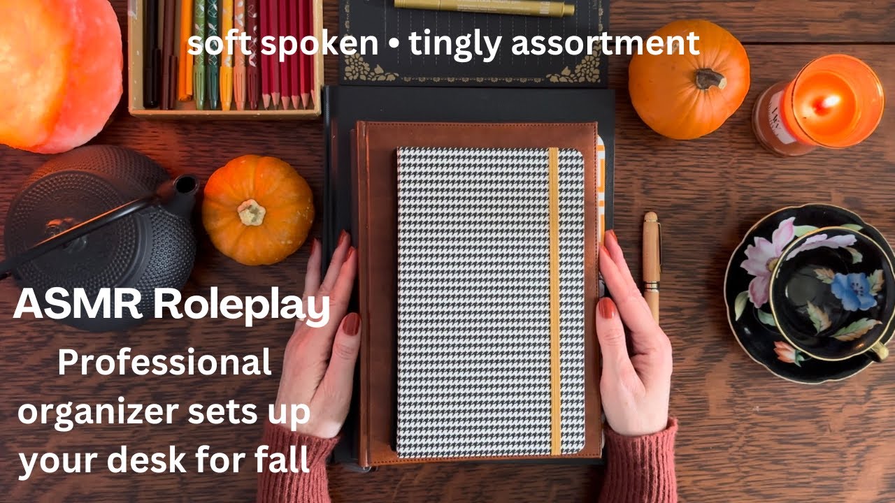 ASMR Roleplay: I Set Up Your Writing Desk for Autumn
