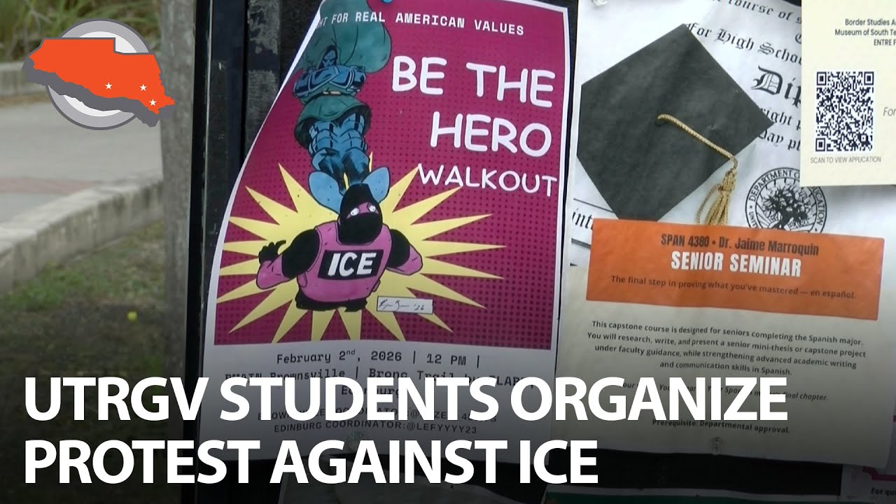 UTRGV students organize protest against ICE