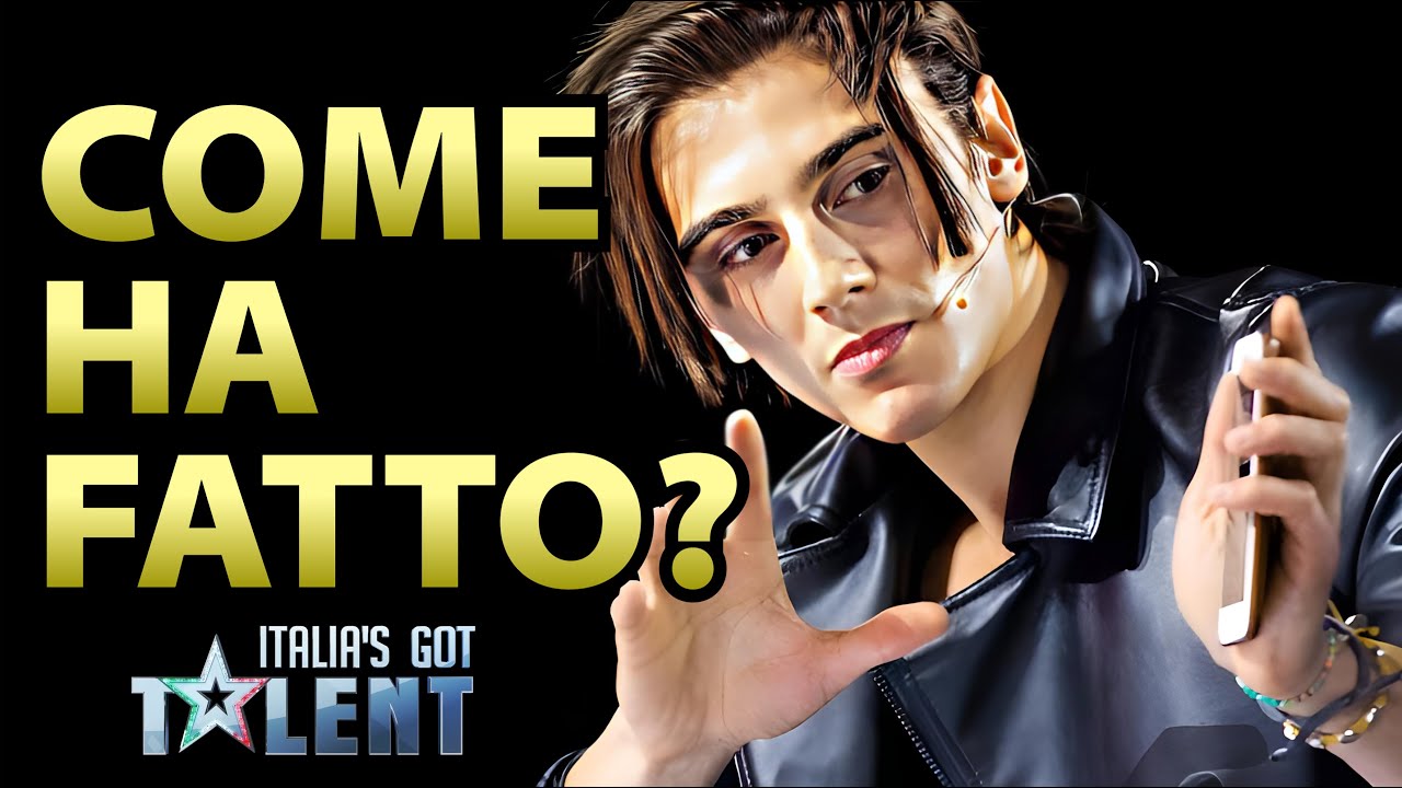 SPIEGAZIONE: come ha fatto il MAGO di Italia's Got Talent a viaggiare nel tempo