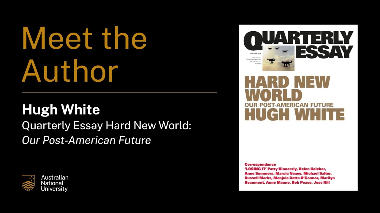 Meet the author with Hugh White