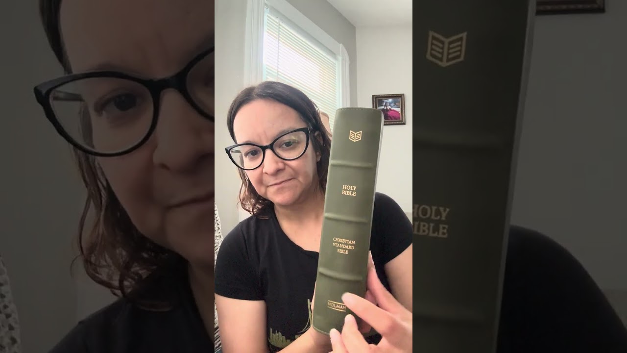 Bible review on my new CSB she reads truth premium Bible in olive calfskin leather cover edition 