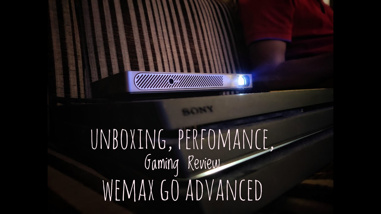 Wemax Go Advanced - Portable Laser Projector - Unboxing, Perfomance and Gaming Review