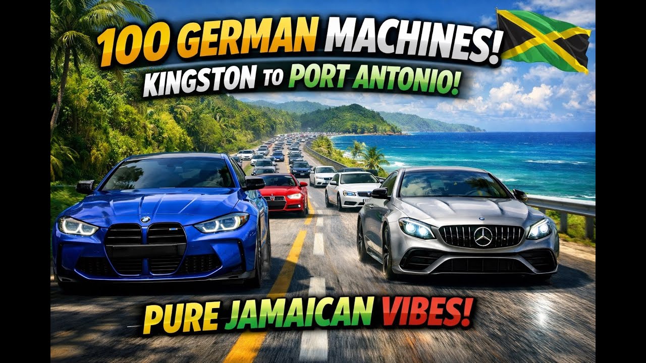 100 German Machines Rally from Kingston to Port Antonio!