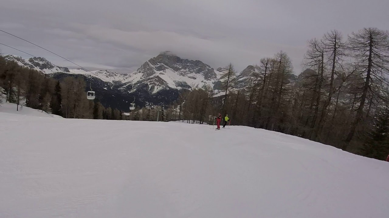 Discesa pista nera TOGNOLA 1 San Martino di Castrozza 2018