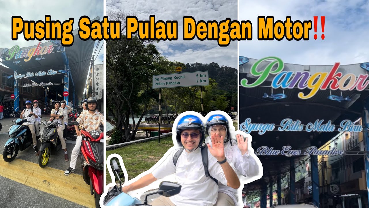 Pusing Pulau Pangkor Dengan Motorsikal‼️- Pemandangan Yang Indah