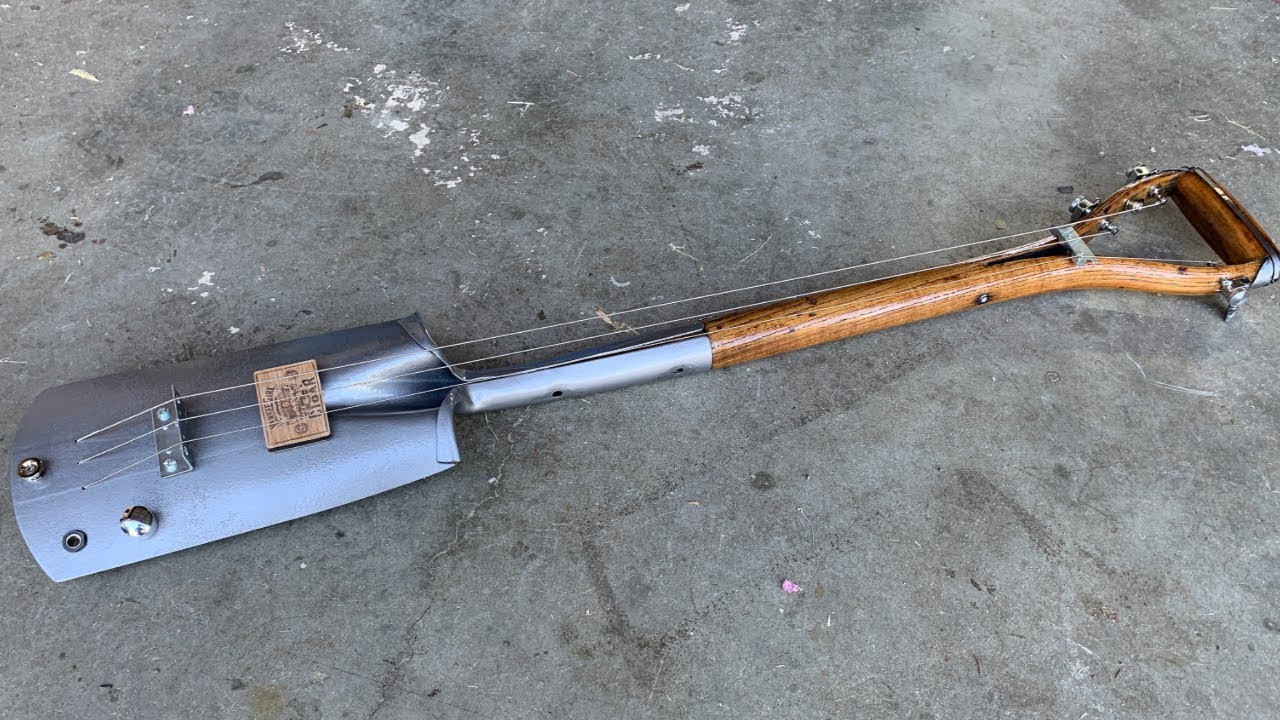 I Built a Guitar Out of an Old Shovel
