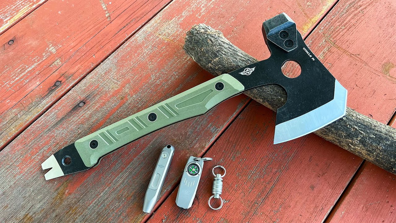 New Oknife Hatchet, Titanium Screwdriver & Whistle! (Obuy Summer Sale)