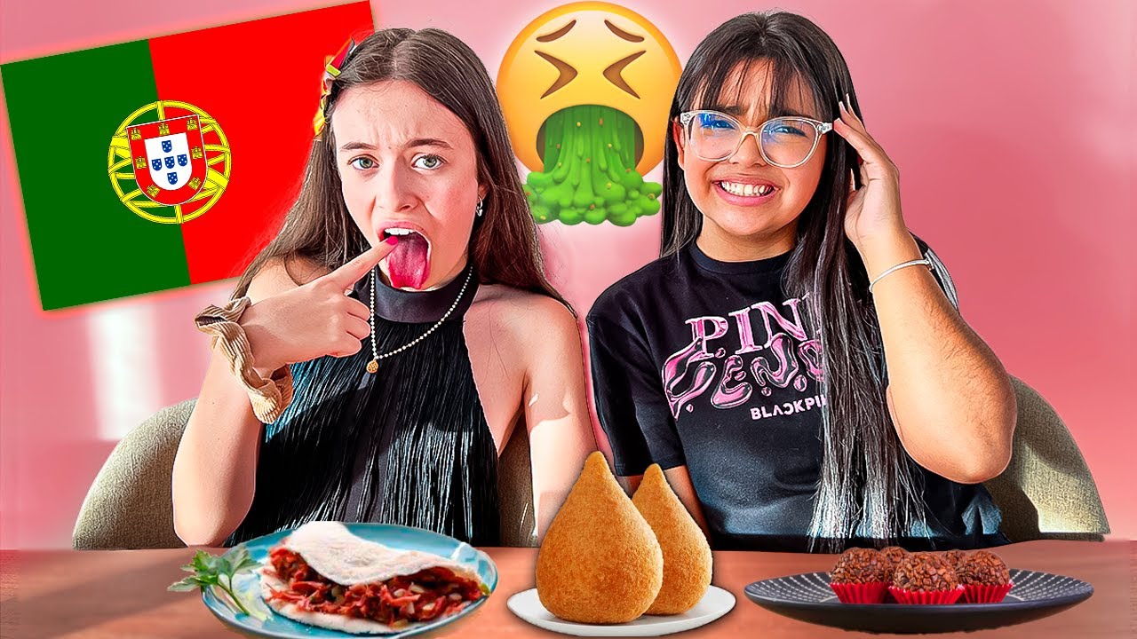 MINHA AMIGA GRINGA EXPERIMENTANDO COMIDAS BRASILEIRAS.