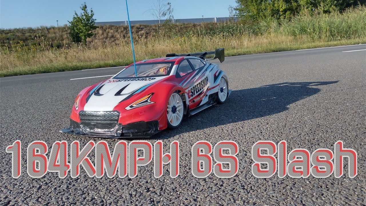 Slash 4x4 speed run 164KMPH new PB!