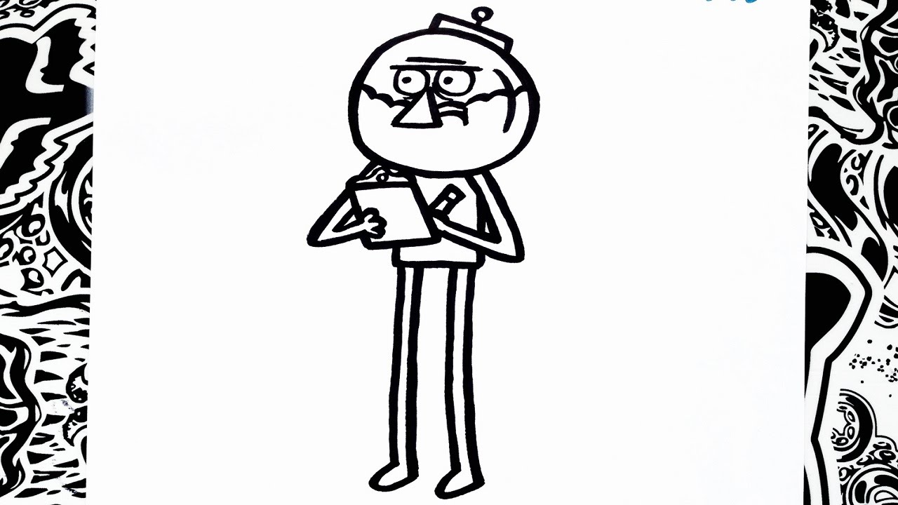 como dibujar a benson de un show mas | how to draw benson