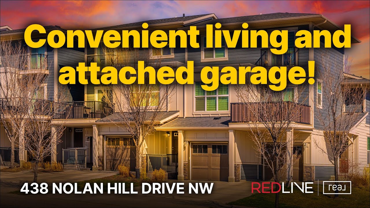 Convenient living and attached garage in Nolan Hill! #nolanhill #daviddempsey #redline #calgary