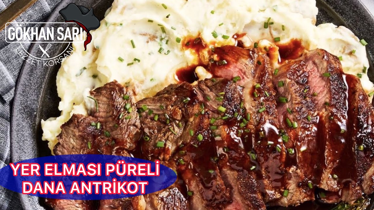 DANA ANTRİKOT YER ELMASI PÜRESİ İLE