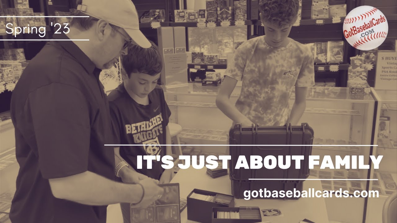 It's Just About Family - Dustin's Story // Sports Card Stories with GotBaseballCards