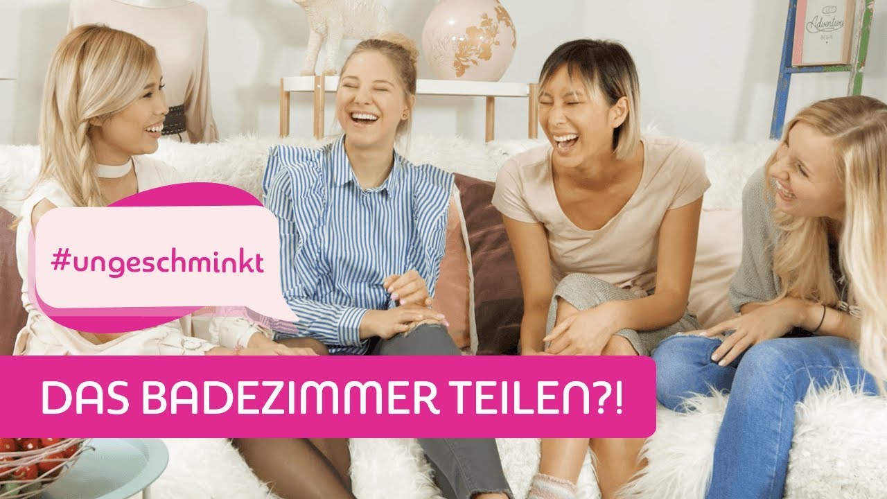 Ein Badezimmer mit der Familie teilen| #ungeschminkt mit Diana zur Löwen, Kisu und Giulia Groth