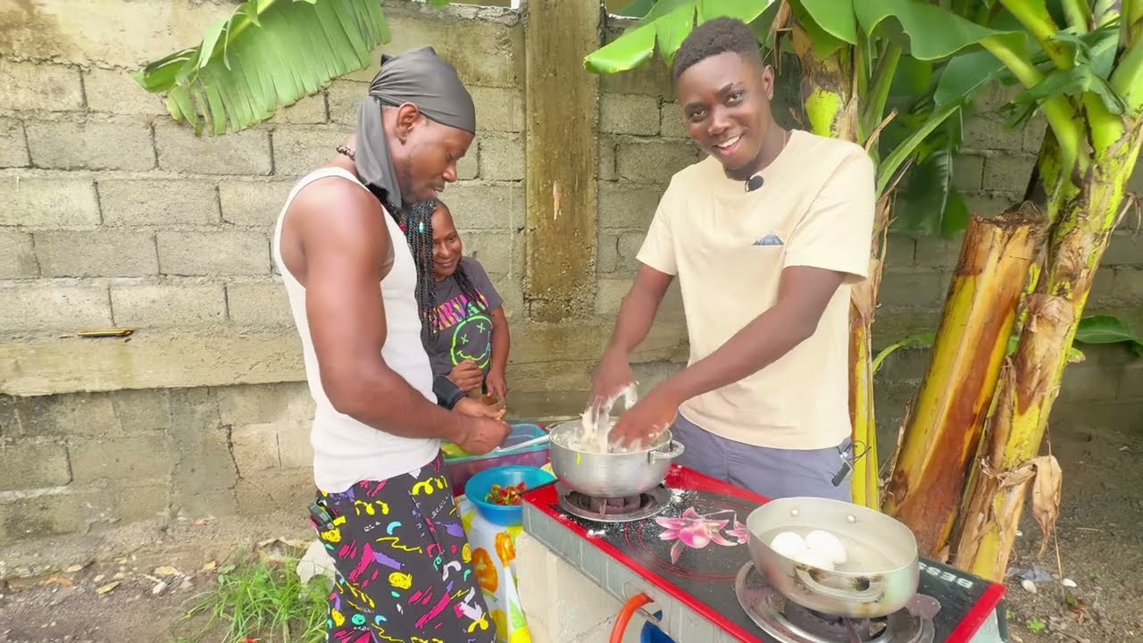 First time Making Haitian Patties With My Friends from the United States