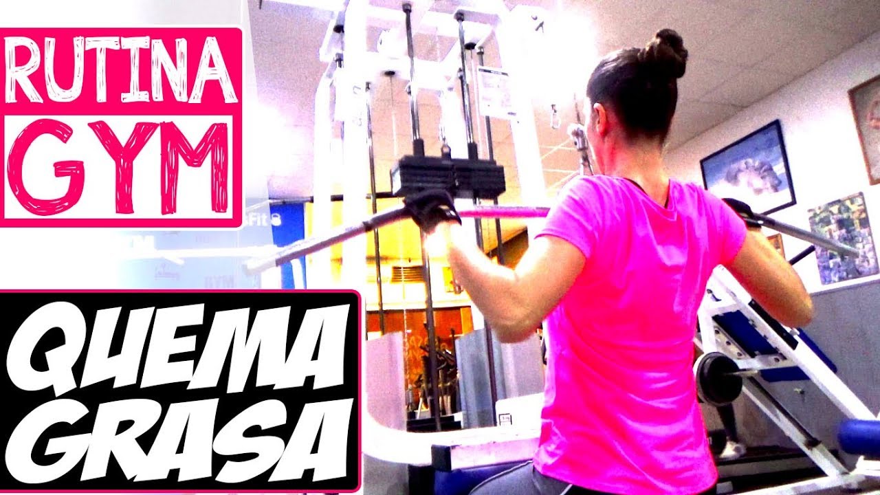 RUTINA GYM PARA QUEMAR GRASA | Ejercicios de CARDIO y FUERZA para ADELGAZAR y TONIFICAR