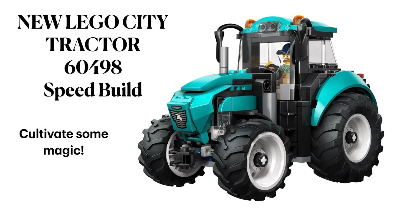 'NEW' LEGO CITY TRACTOR 60498 - Speed Build and Review
