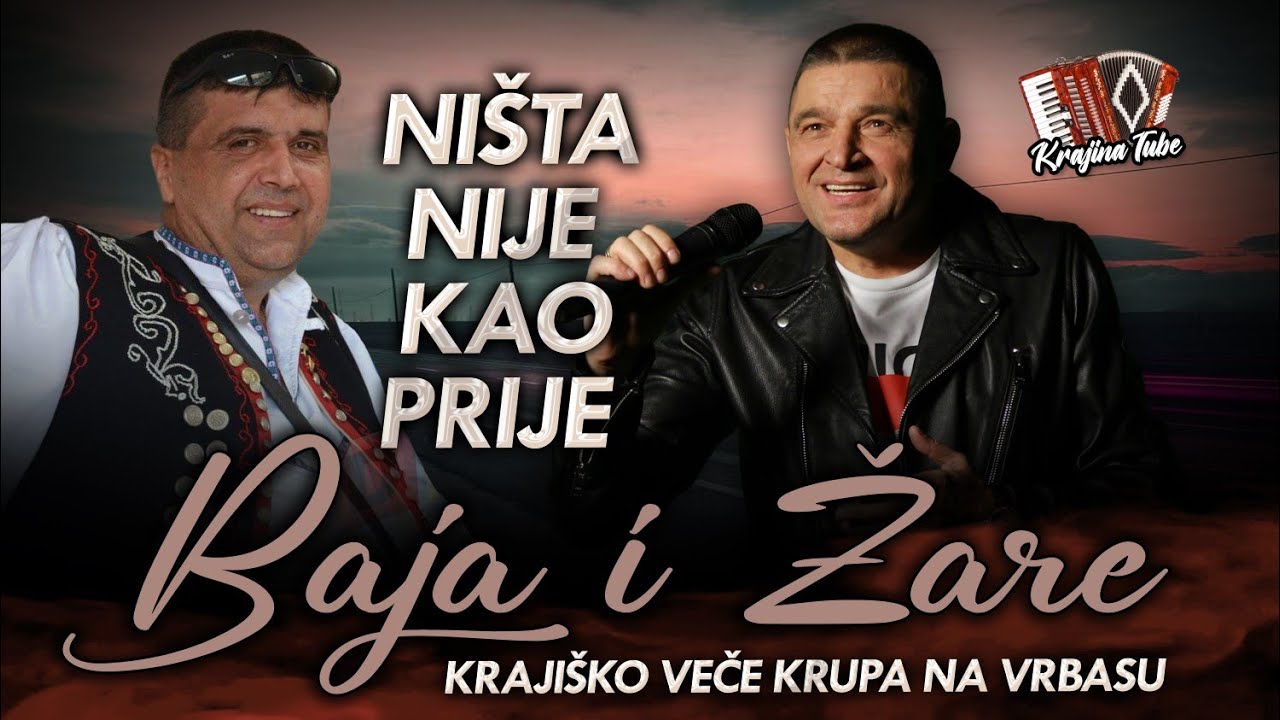 BAJA MALI KNINDŽA i ŽARE ĐUKIĆ - Ni&scaron;ta nije kao prije - Krupa na Vrbasu (Uživo 2025)