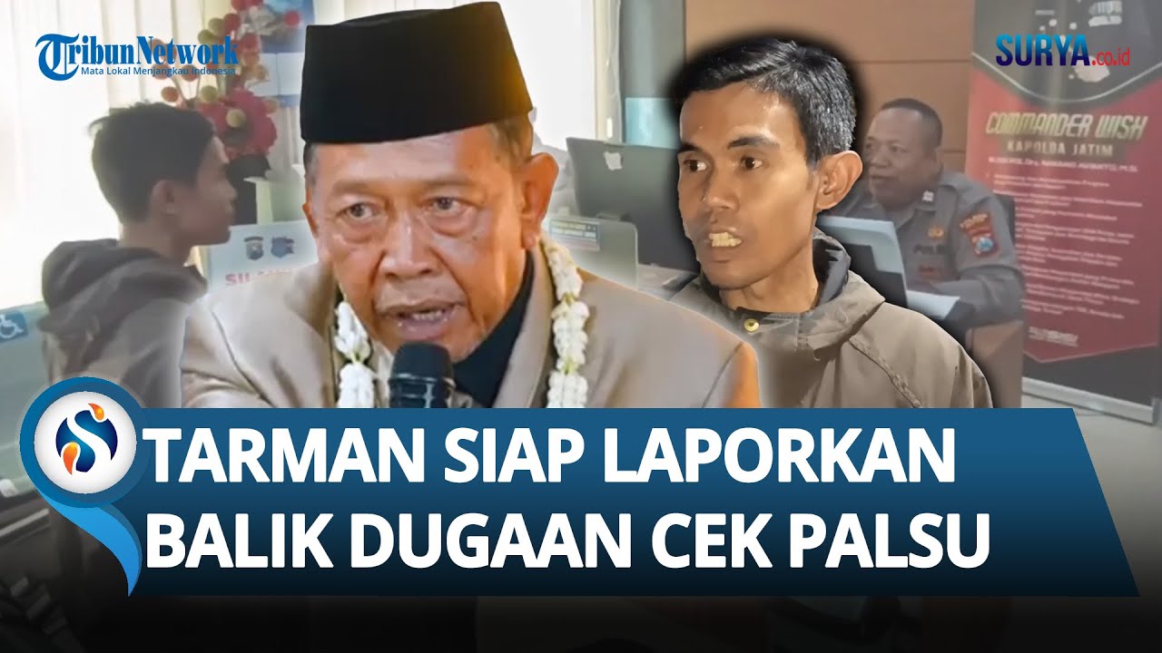 SERANGAN BALIK Tarman setelah Dipolisikan Dugaan Cek Rp 3 M Palsu, Kini Siap Laporkan Balik?