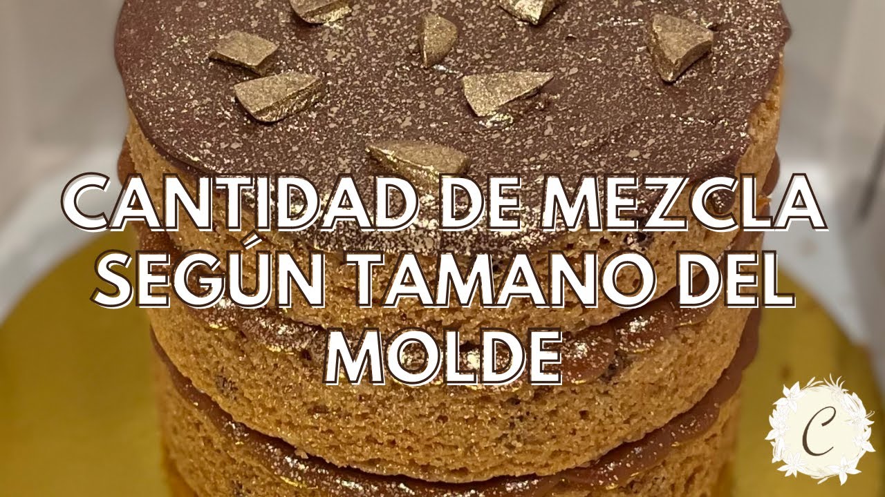 Cómo calcular la cantidad de mezcla según tamaño del molde