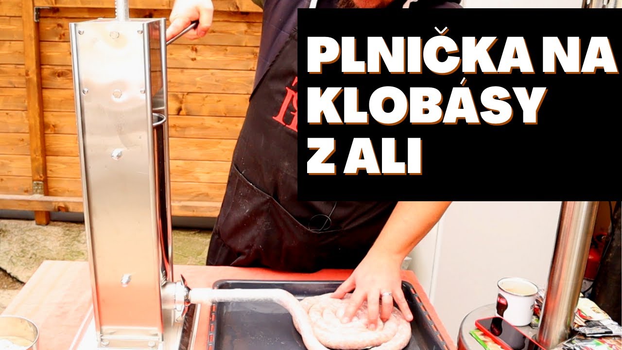 Plnička klobás 5l | Vybalení a první narážení do střev