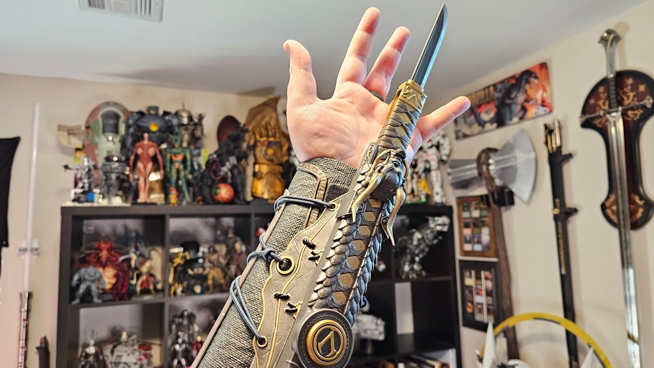 Assassin's Creed Shadows Naoe Hidden Blade Replica (UNBOXING) 4K