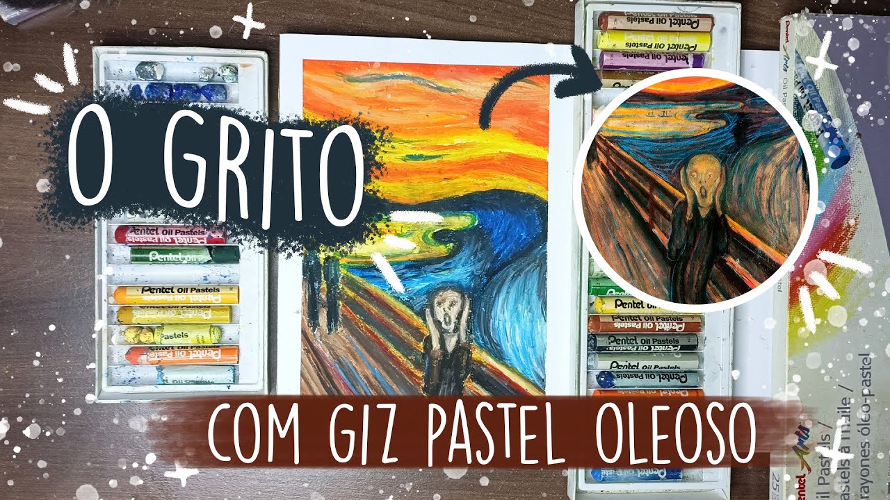 PINTEI O GRITO COM GIZ PASTEL OLEOSO + curiosidades sobre a obra