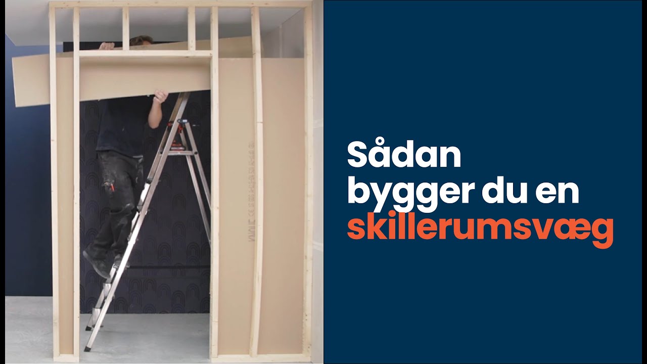 Sådan opsætter og isolerer du skillerumsvæg | SILVAN