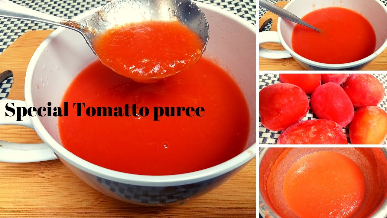 Homemade special Ramadan Tomatto puree make at home.