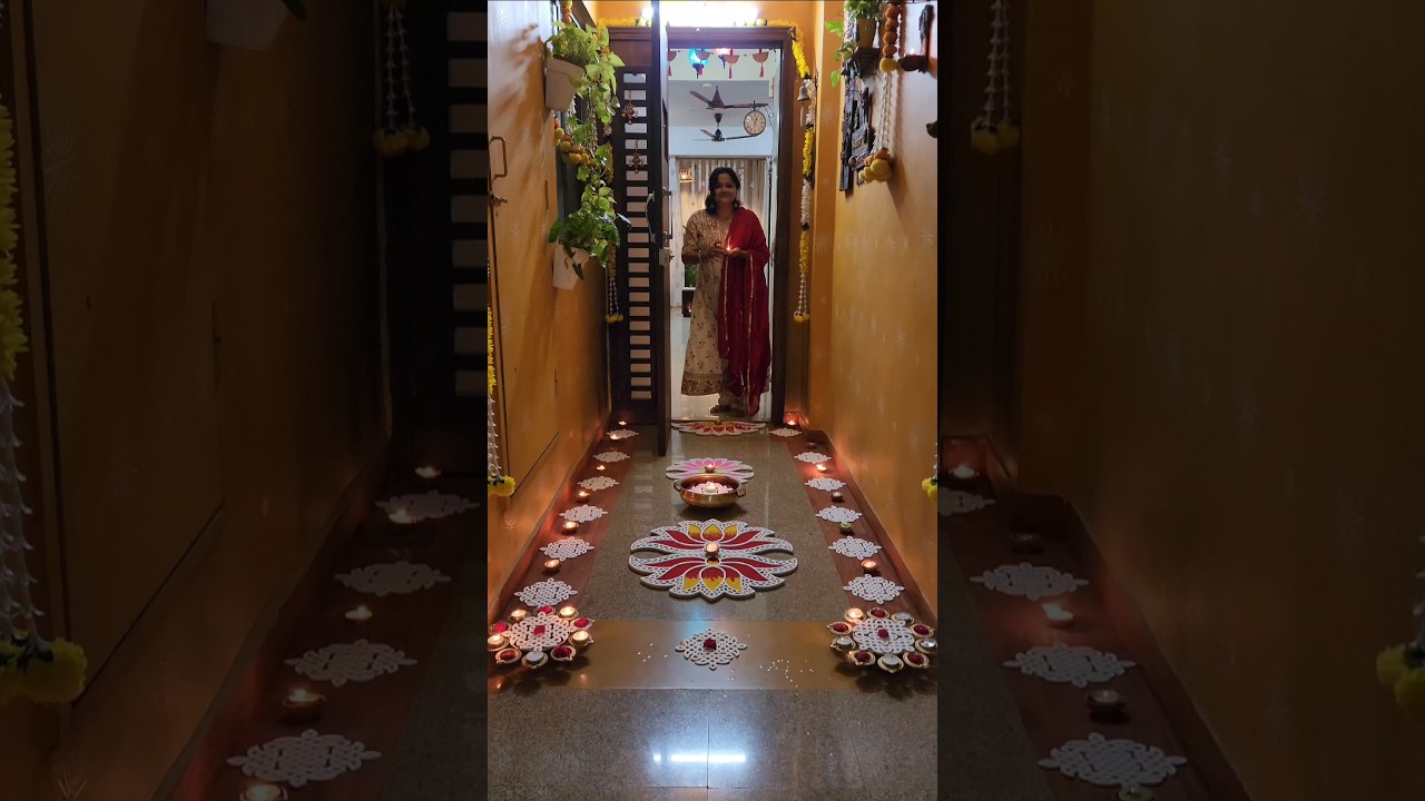 Easy rangoli for diwali . #dussera #diwali #rangoli #Easyrangoli #rangolidesigns #indianfestival