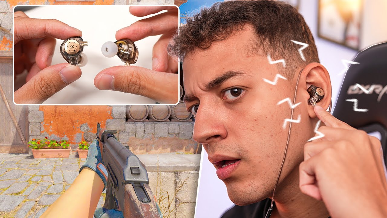 achei que fosse impossível existir um FONE assim... BARATO e PERFEITO pro CS 2 (intra-auricular)