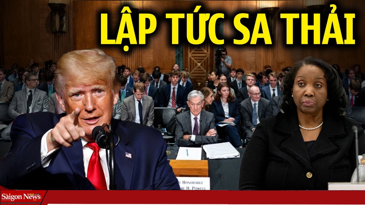 THỜI SỰ HOA KỲ: TT Trump SA THẢI LẬP TỨC Thống đốc FED Lisa Cook tay sai or Biden phạm tội gian lận