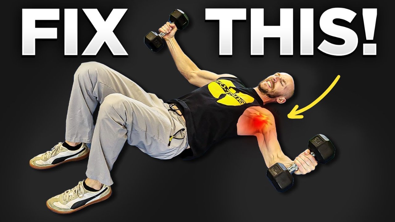How To Properly Do Dumbbell Floor Flys  (No More Shoulder Pain)