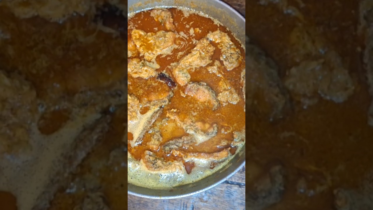 Fish curry making recipe Indian special 😋 #fish #fishcurry #fishmasalarecipe #fishmasala #machal&iacute;