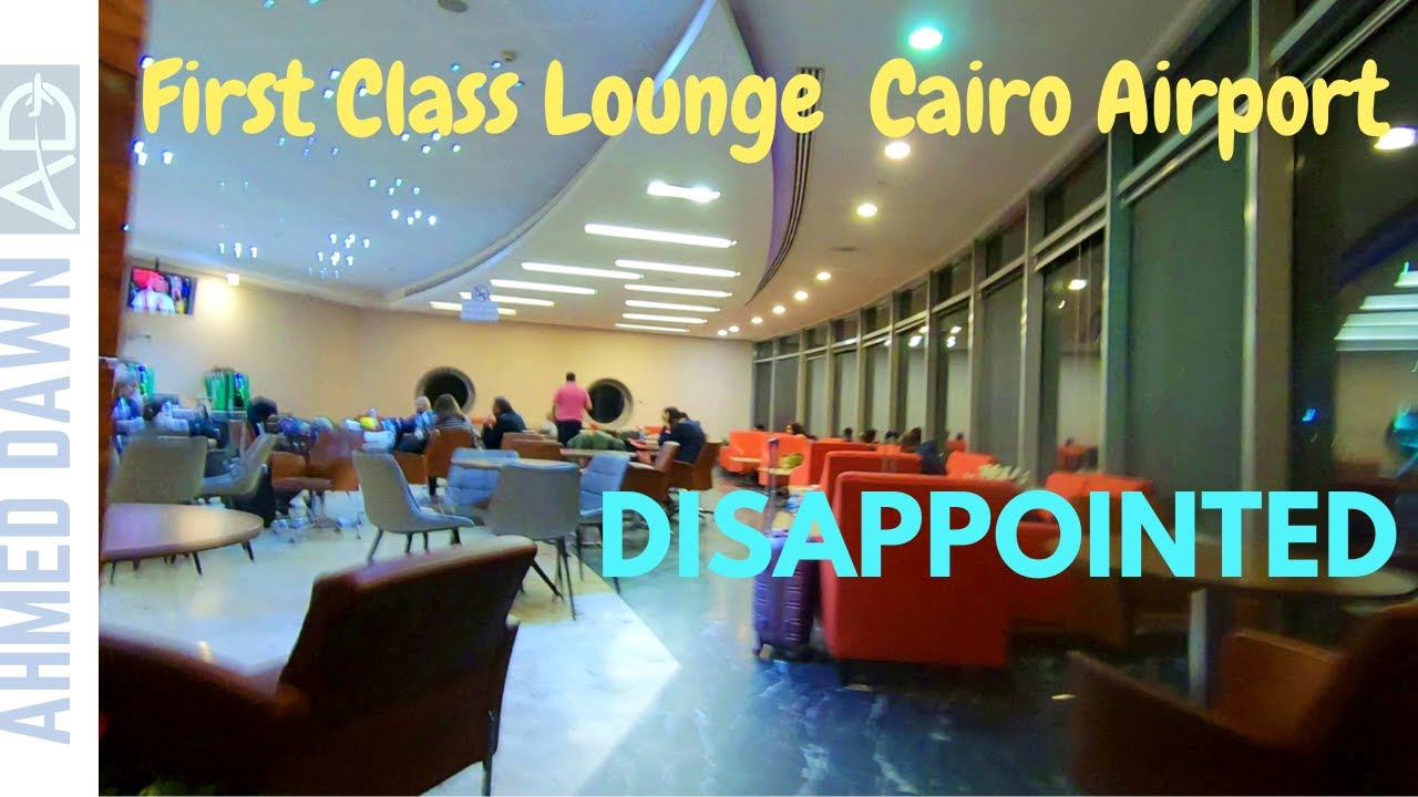 This is A Lounge? | First Class Lounge at Terminal 3 Cairo Airport | Egypt Travel 8D19