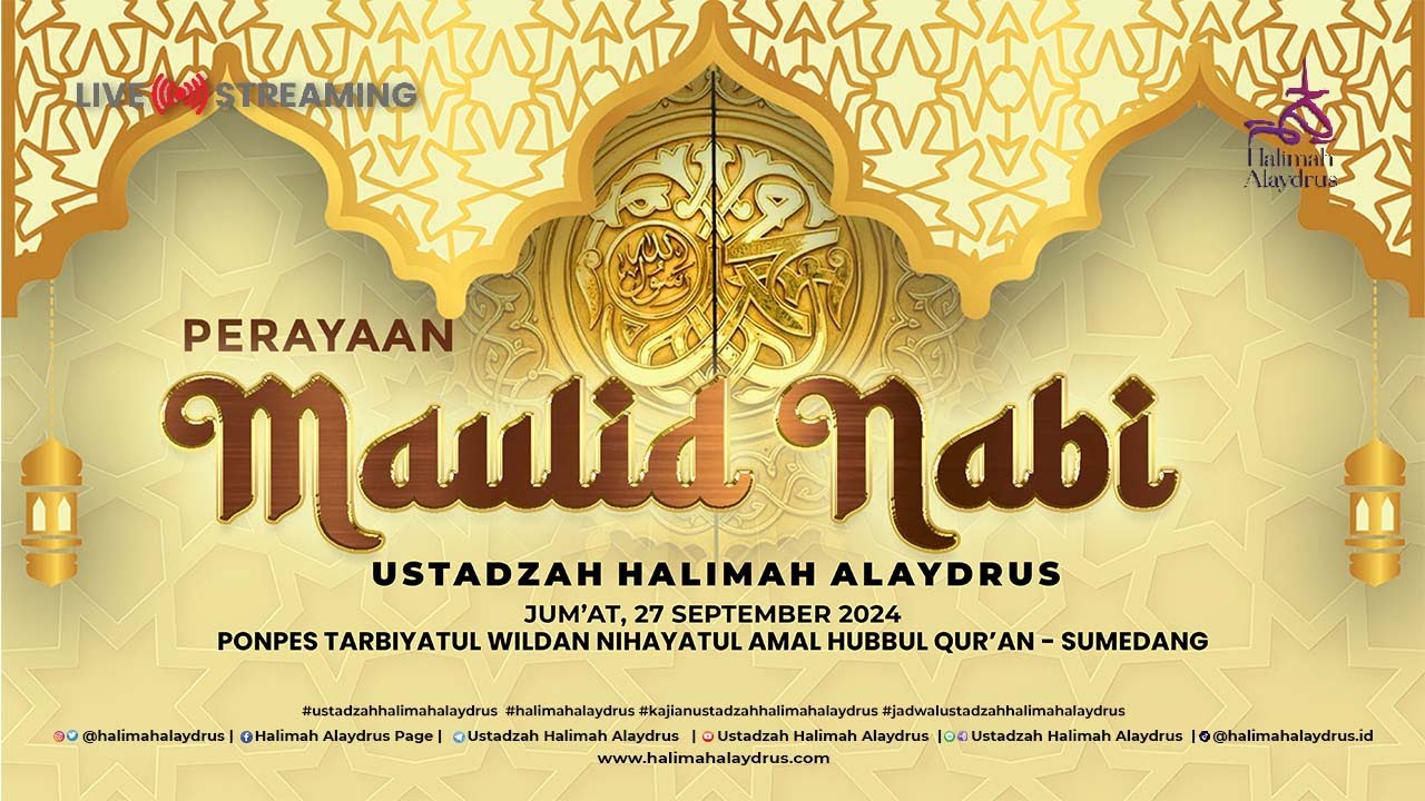 🔴𝗟𝗜𝗩𝗘 𝗙𝗥𝗢𝗠 𝗦𝗨𝗠𝗘𝗗𝗔𝗡𝗚 - FADHILLAH SHOLAWAT - USTADZAH HALIMAH ALAYDRUS