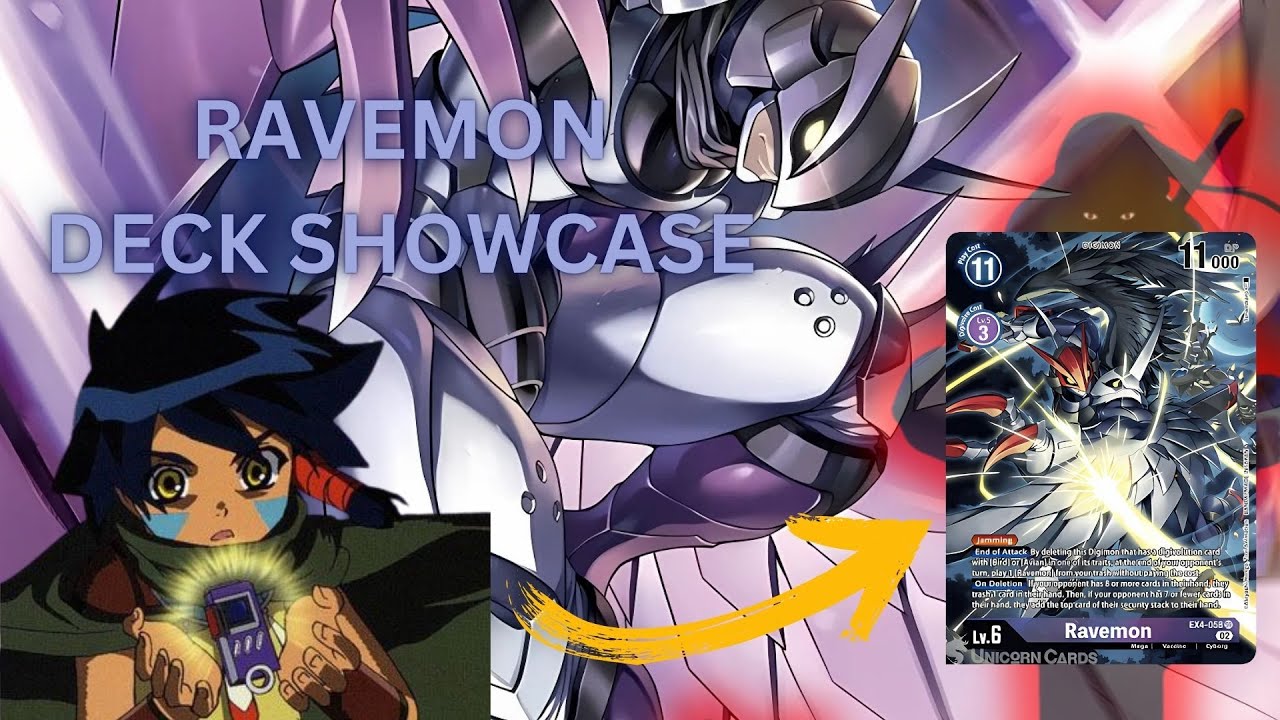 Deck Showcase! | Ravemon | Digimon Card Game | TTV