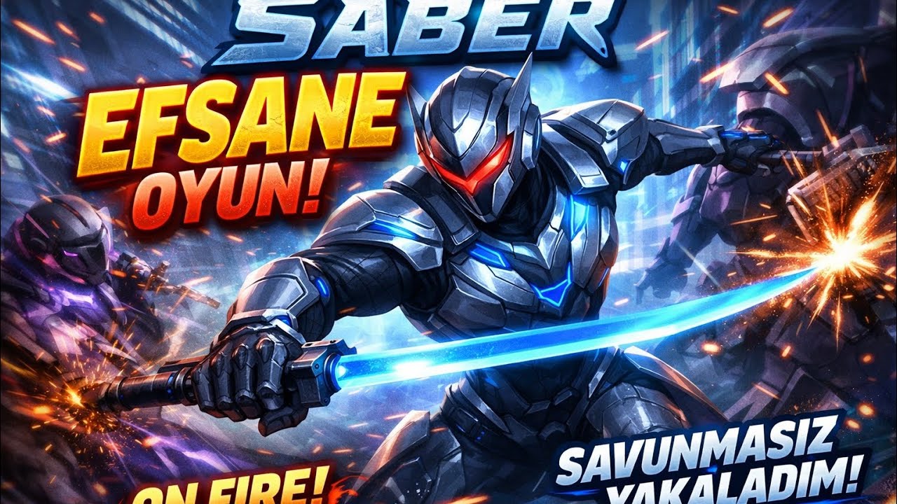 SABER İLE LİG ATLAMAK ÇOK KOLAY EPİK SAVAŞLARI - MOBİLE LEGENDS BANG BANG
