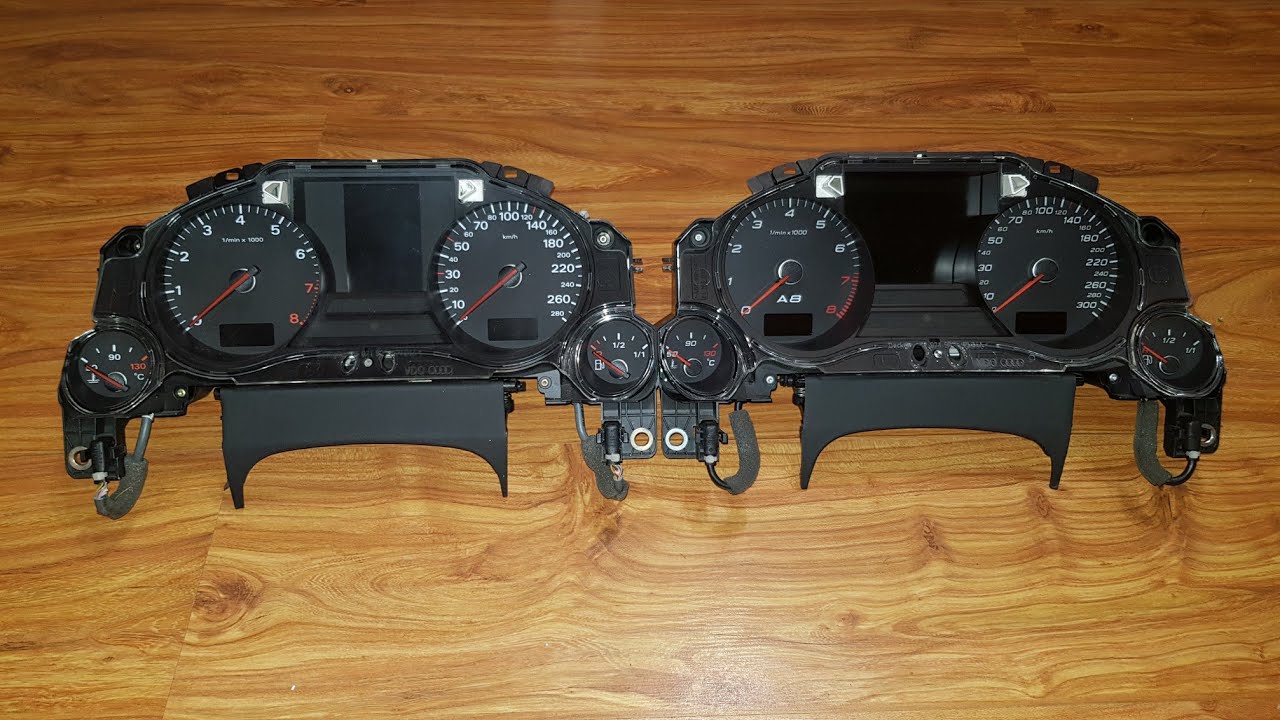 Audi A8 D3 2003r 4,2B wymiana licznika /zegarów custom speedometer replacemenet.