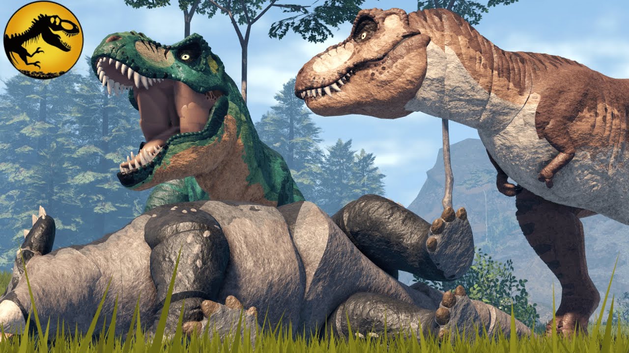 CASAL DE REX NO FALLEN ASHES! - VIDA de TIRANOSSAUROS REX no FALLEN ASHES! - ROBLOX